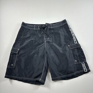 Pelagic Cargo‎ Board Shorts High Performance Athletic Water Swim Men 36 Black